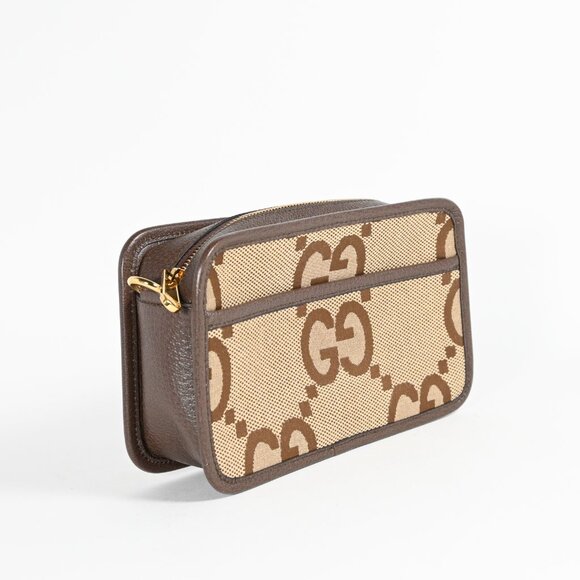 Gucci Jumbo GG Canvas Mini Camera Bag Adjustable Strap With Box & Dust Bag - Picture 5 of 13